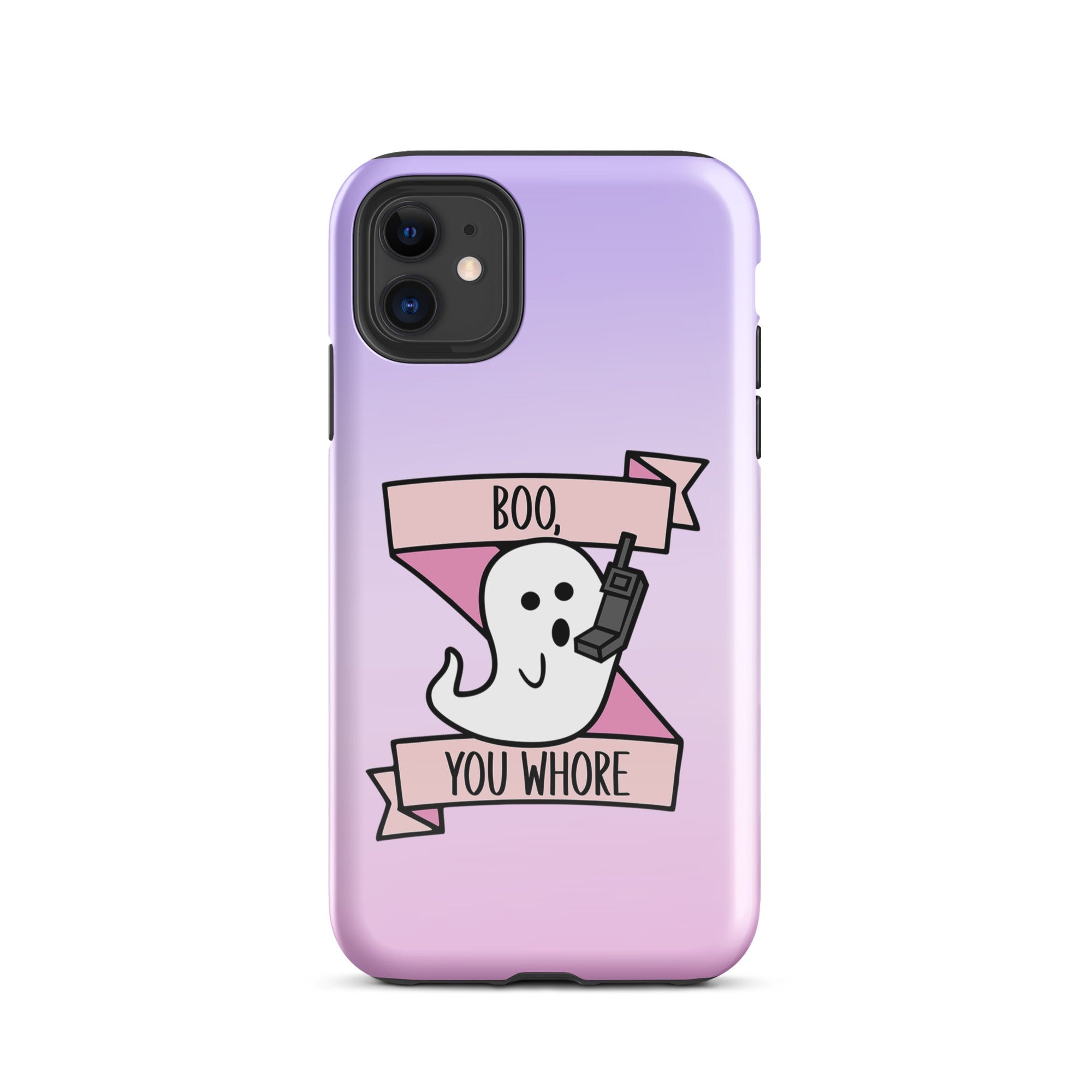 Boo You Whore Ghosty Halloween Tough Case for iPhone® - UntamedEgo LLC.