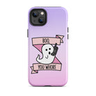 Boo You Whore Ghosty Halloween Tough Case for iPhone® - UntamedEgo LLC.