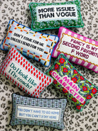 Can't Stay Here Needlepoint Pillow - UntamedEgo LLC.