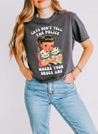 Cats Don't Tell The Police Where Your Drugs Are Women's Boxy Tee - UntamedEgo LLC.