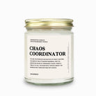Chaos Coordinator Message Candle - UntamedEgo LLC.