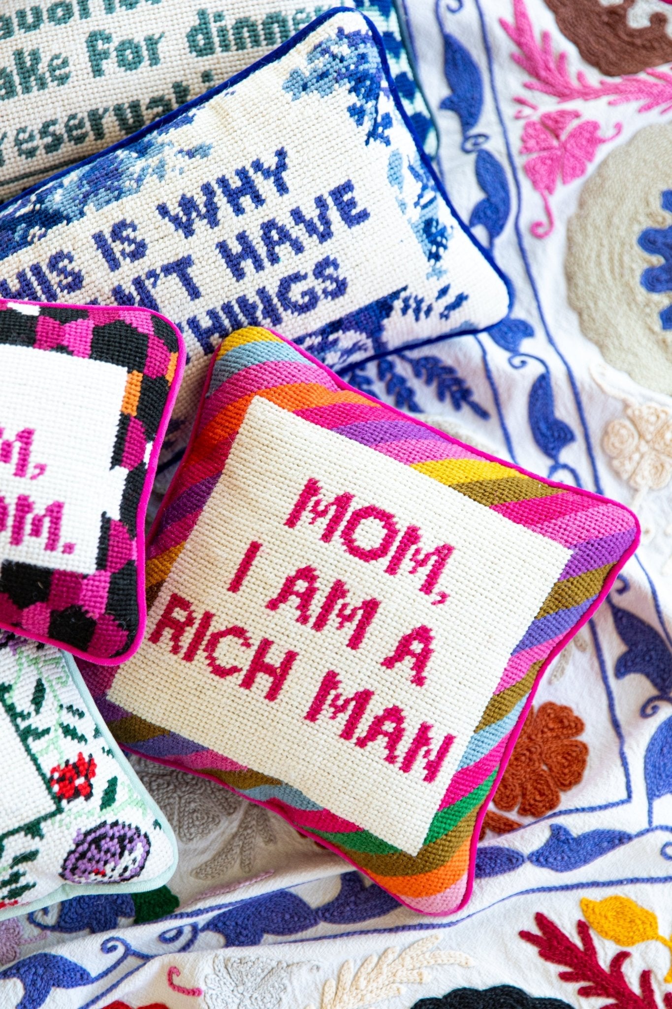 Cher Knows Best Needlepoint Pillow - UntamedEgo LLC.