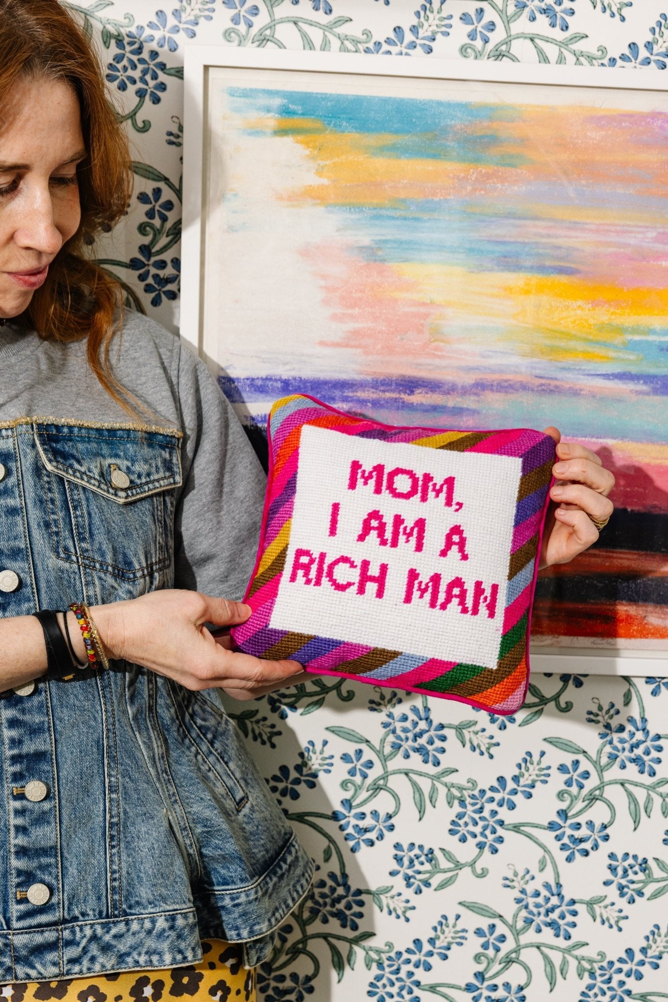 Cher Knows Best Needlepoint Pillow - UntamedEgo LLC.