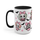 Chibi Killers Pastel Pink Halloween Mug - UntamedEgo LLC.