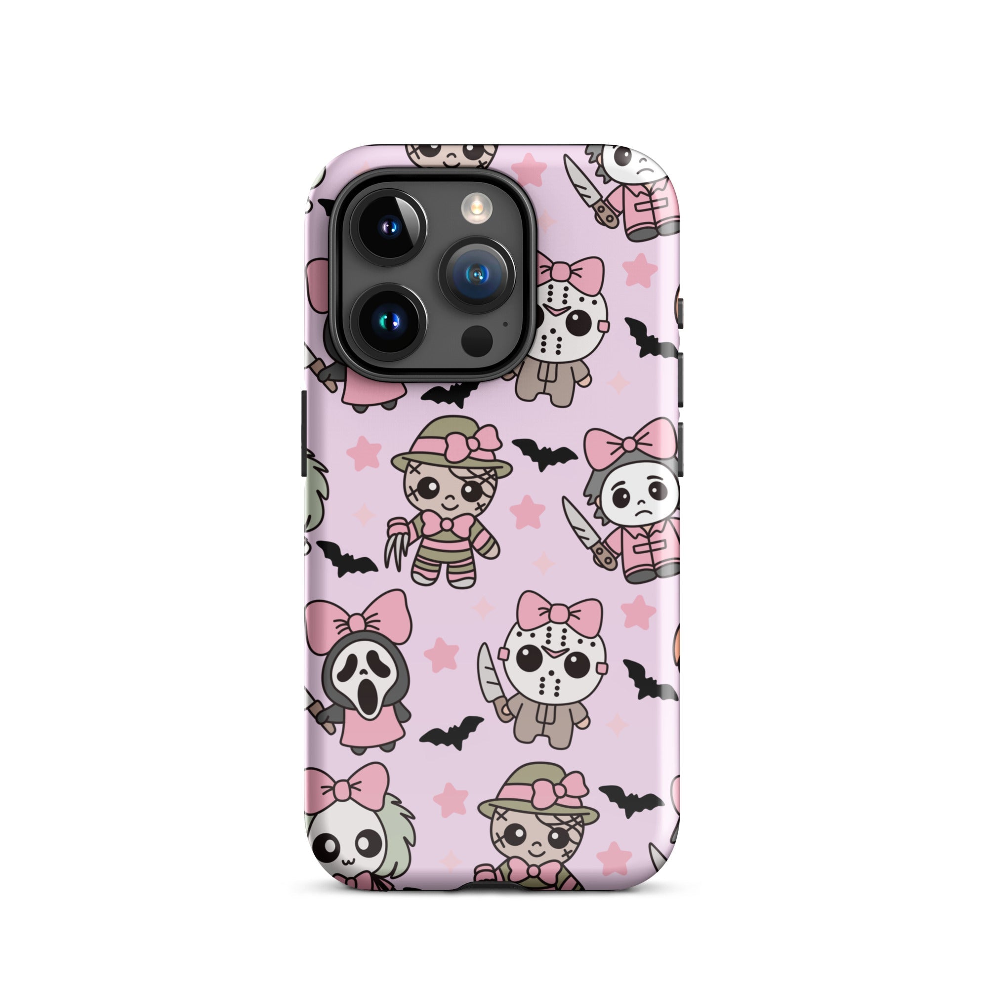 Chibi Killers Pastel Pink Halloween Tough Case for iPhone® - UntamedEgo LLC.