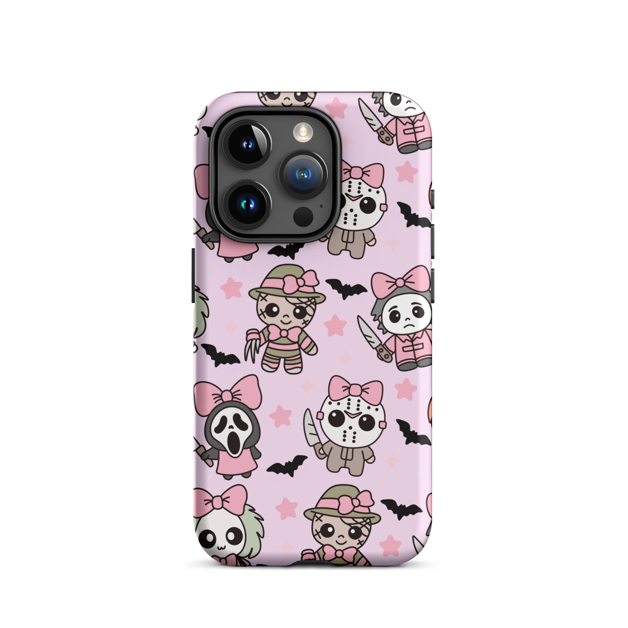 Chibi Killers Pastel Pink Halloween Tough Case for iPhone® - UntamedEgo LLC.
