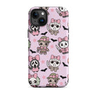 Chibi Killers Pastel Pink Halloween Tough Case for iPhone® - UntamedEgo LLC.
