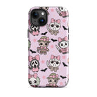 Chibi Killers Pastel Pink Halloween Tough Case for iPhone® - UntamedEgo LLC.