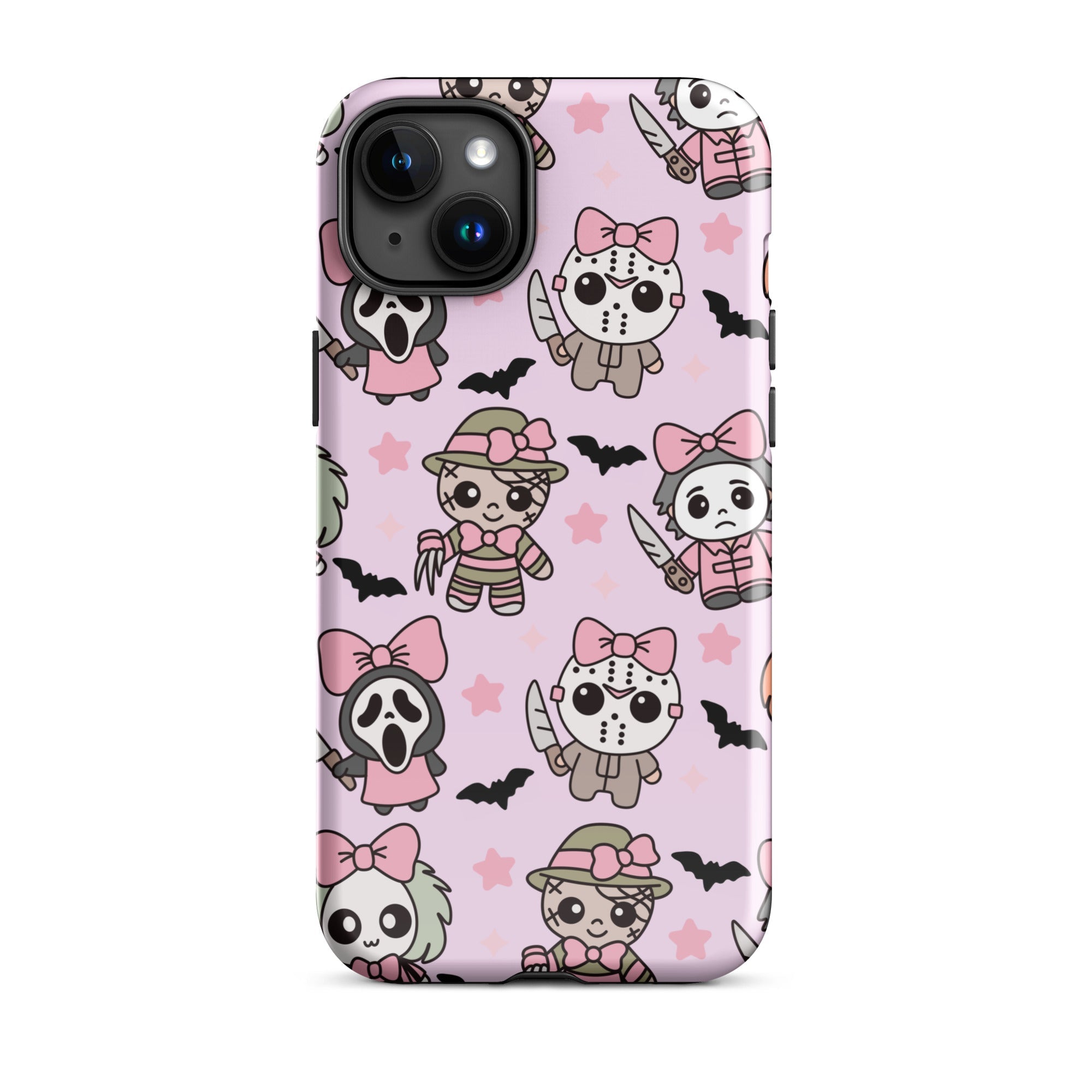 Chibi Killers Pastel Pink Halloween Tough Case for iPhone® - UntamedEgo LLC.