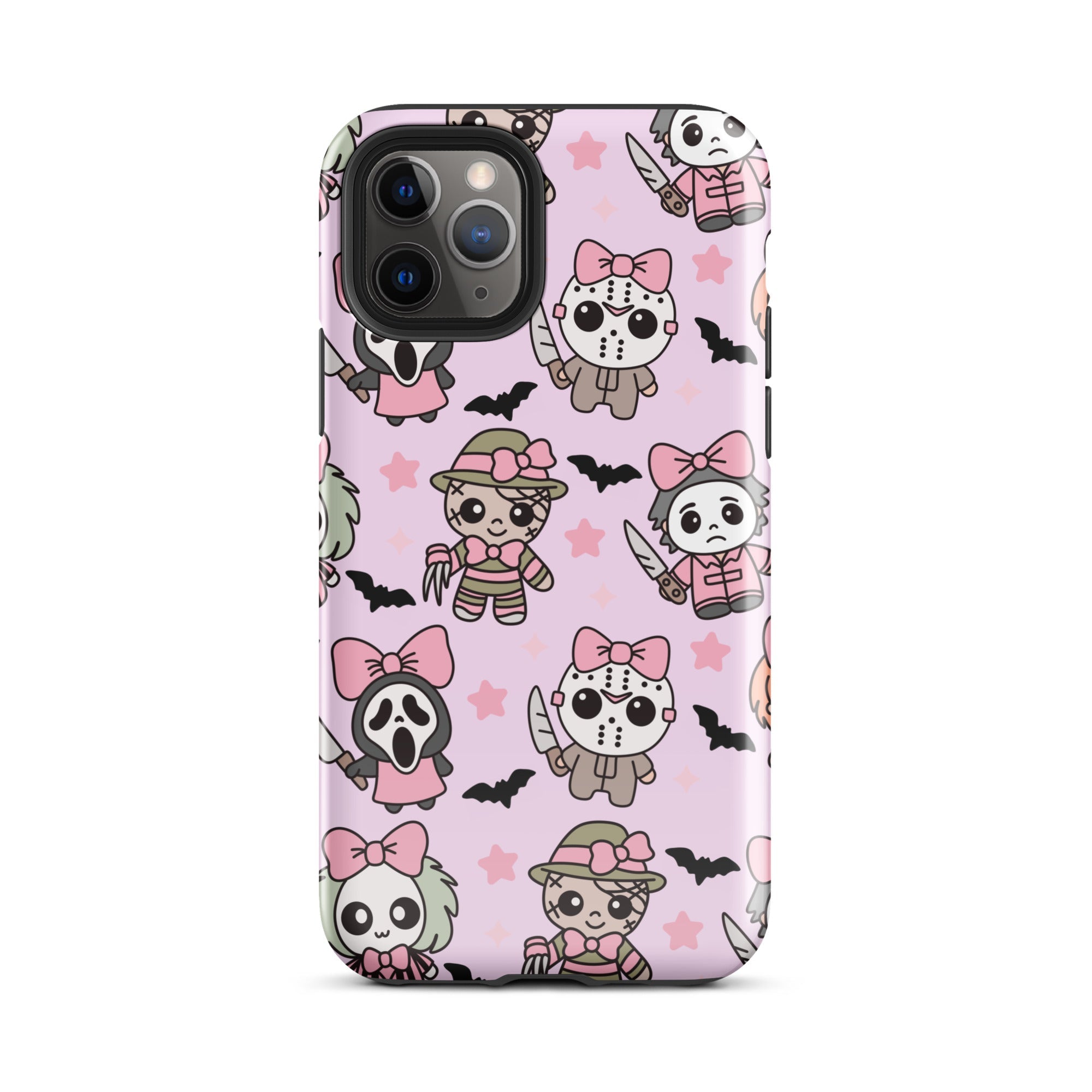 Chibi Killers Pastel Pink Halloween Tough Case for iPhone® - UntamedEgo LLC.