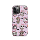 Chibi Killers Pastel Pink Halloween Tough Case for iPhone® - UntamedEgo LLC.