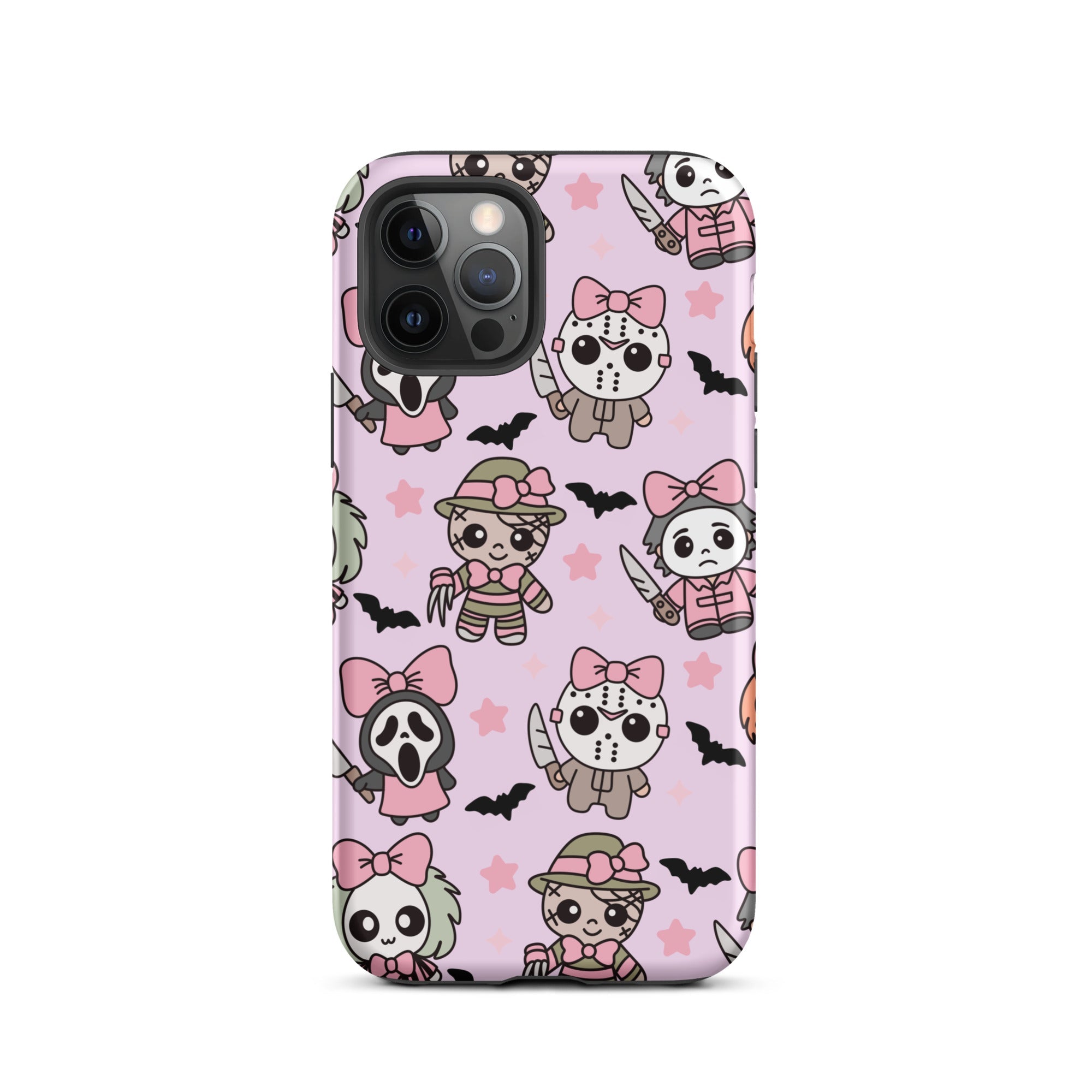 Chibi Killers Pastel Pink Halloween Tough Case for iPhone® - UntamedEgo LLC.