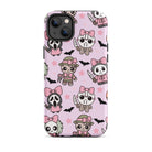 Chibi Killers Pastel Pink Halloween Tough Case for iPhone® - UntamedEgo LLC.
