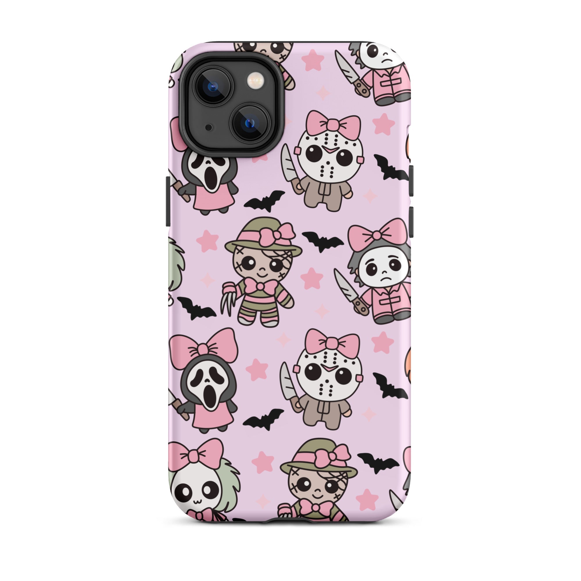 Chibi Killers Pastel Pink Halloween Tough Case for iPhone® - UntamedEgo LLC.