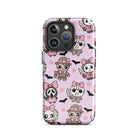 Chibi Killers Pastel Pink Halloween Tough Case for iPhone® - UntamedEgo LLC.