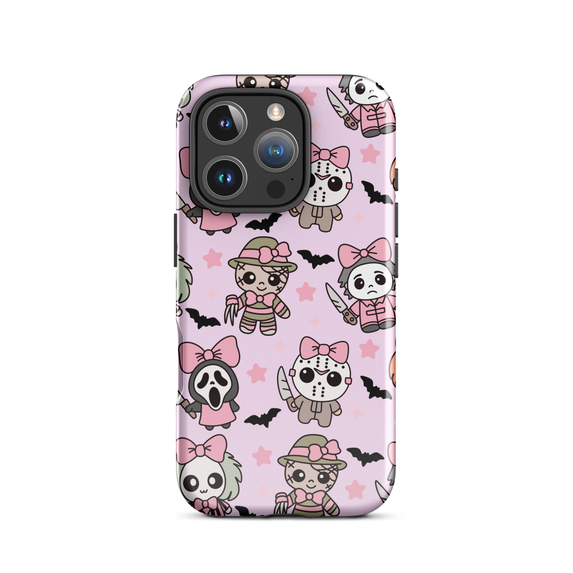 Chibi Killers Pastel Pink Halloween Tough Case for iPhone® - UntamedEgo LLC.