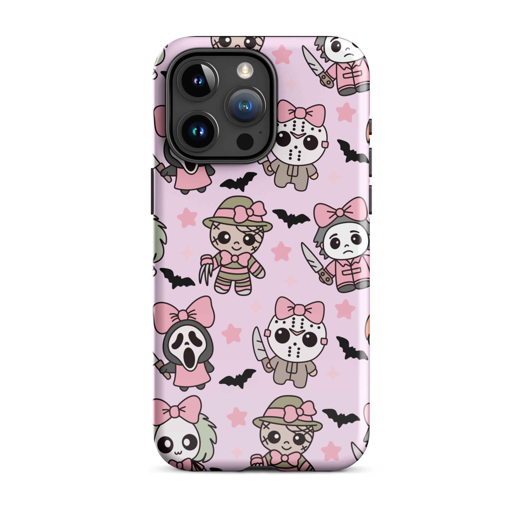 Chibi Killers Pastel Pink Halloween Tough Case for iPhone® - UntamedEgo LLC.
