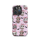 Chibi Killers Pastel Pink Halloween Tough Case for iPhone® - UntamedEgo LLC.