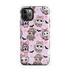 Chibi Killers Pastel Pink Halloween Tough Case for iPhone® - UntamedEgo LLC.