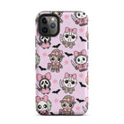 Chibi Killers Pastel Pink Halloween Tough Case for iPhone® - UntamedEgo LLC.