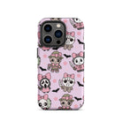 Chibi Killers Pastel Pink Halloween Tough Case for iPhone® - UntamedEgo LLC.
