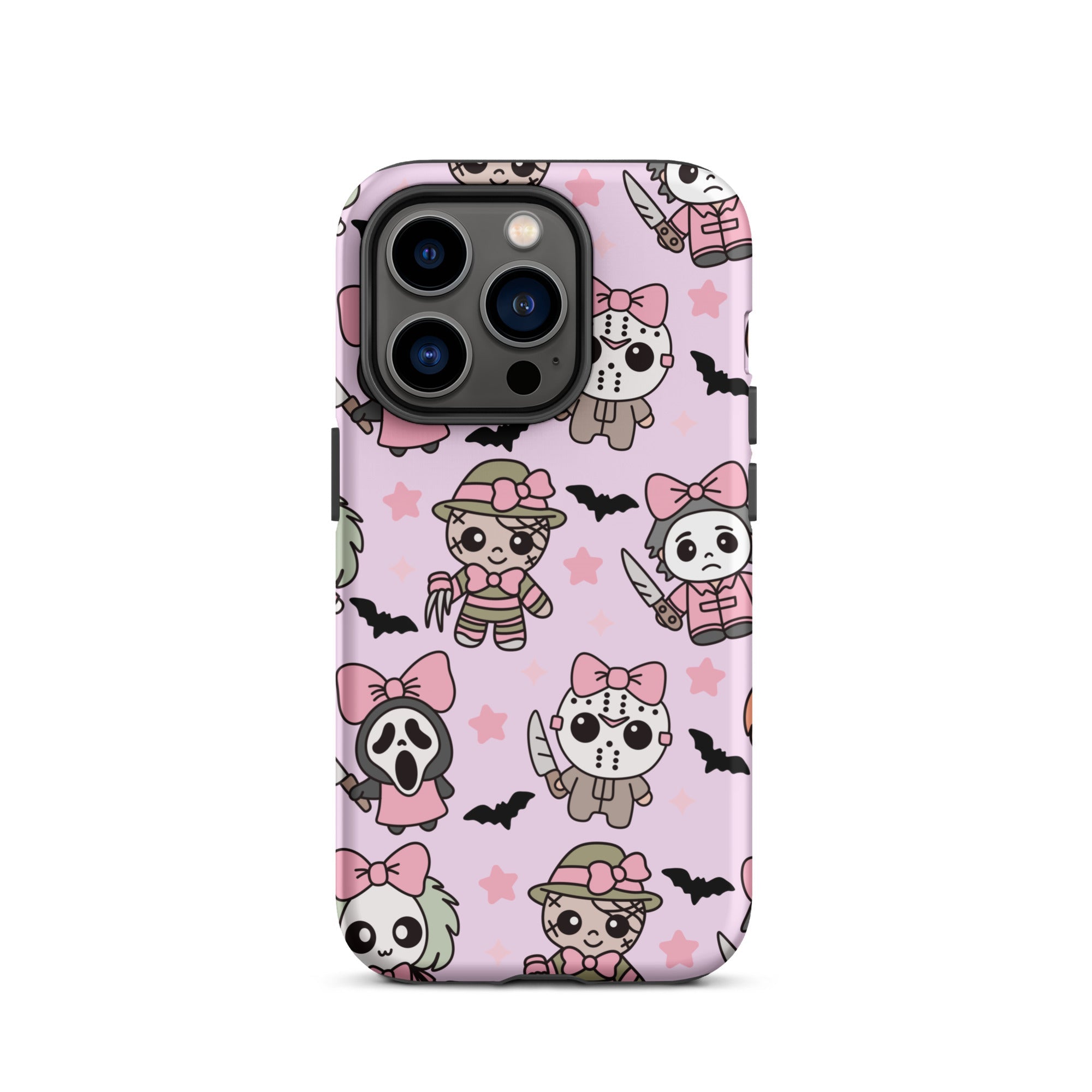 Chibi Killers Pastel Pink Halloween Tough Case for iPhone® - UntamedEgo LLC.