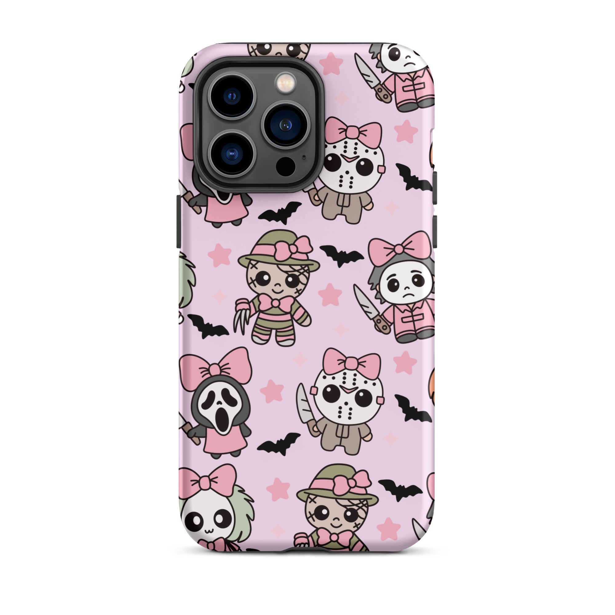 Chibi Killers Pastel Pink Halloween Tough Case for iPhone® - UntamedEgo LLC.