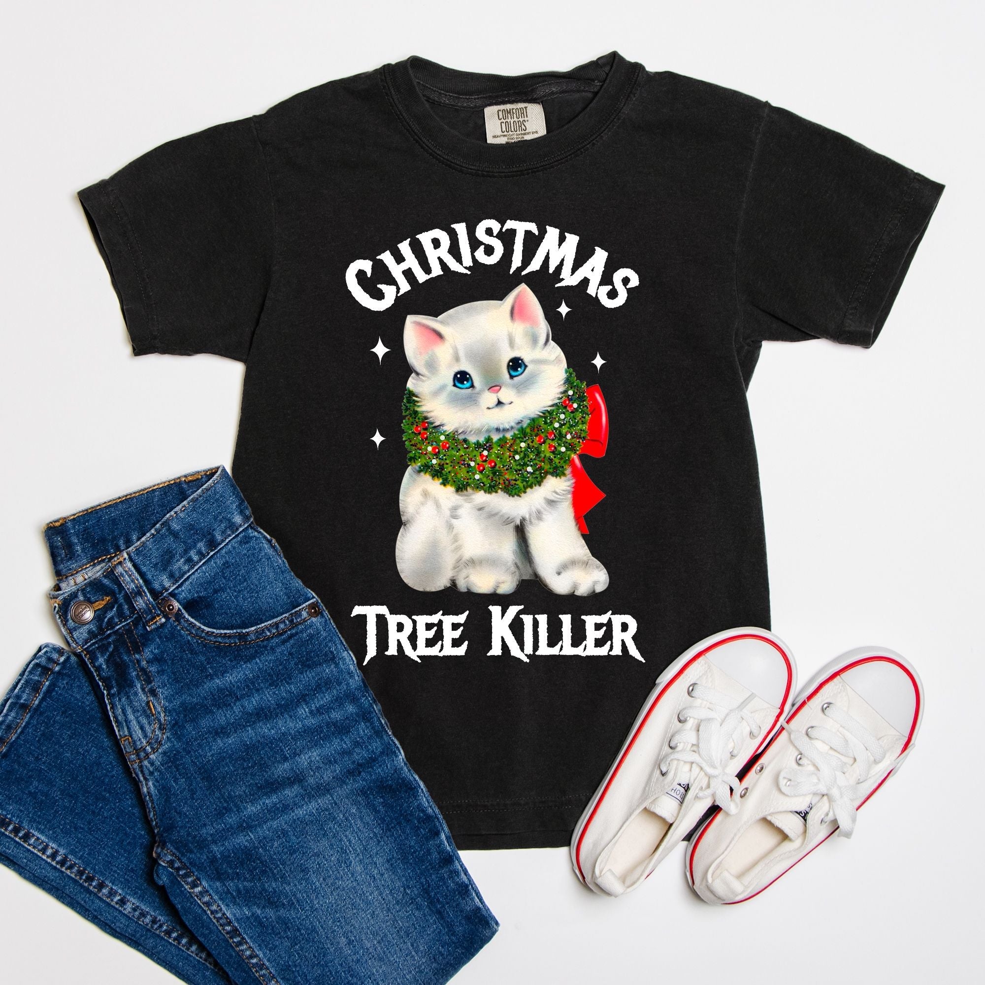 Christmas Tree Killer Youth Tee - UntamedEgo LLC.