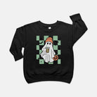 Coffee Ghost Toddler Crew Neck Sweatshirt - UntamedEgo LLC.