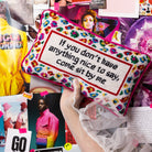 Come Sit By Me Needlepoint Pillow - UntamedEgo LLC.