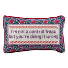 Control Freak Needlepoint Pillow - UntamedEgo LLC.