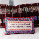 Control Freak Needlepoint Pillow - UntamedEgo LLC.