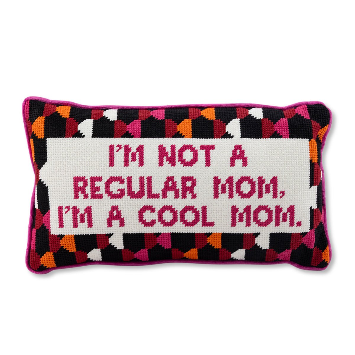Cool Mom Needlepoint Pillow - UntamedEgo LLC.