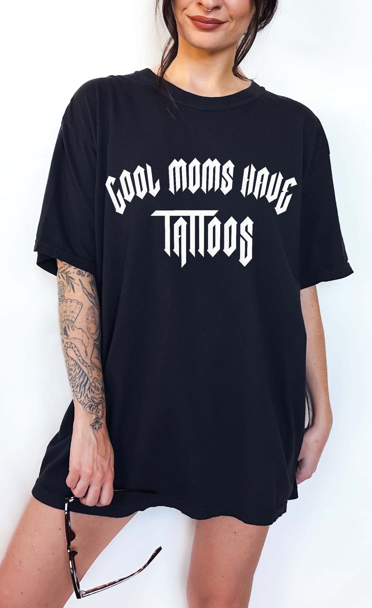 Cool Moms Have Tattoos Tee - UntamedEgo LLC.