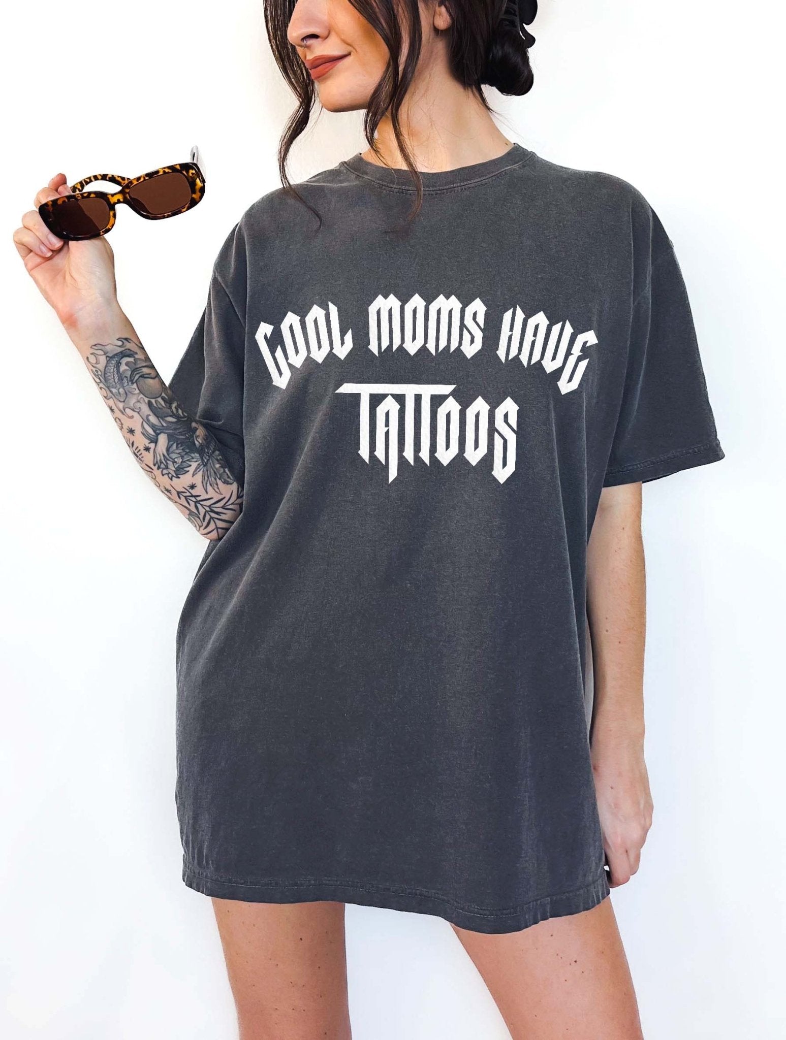 Cool Moms Have Tattoos Tee - UntamedEgo LLC.