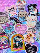 Cute And Full Of Rage Mystery Sticker Pack - UntamedEgo LLC.