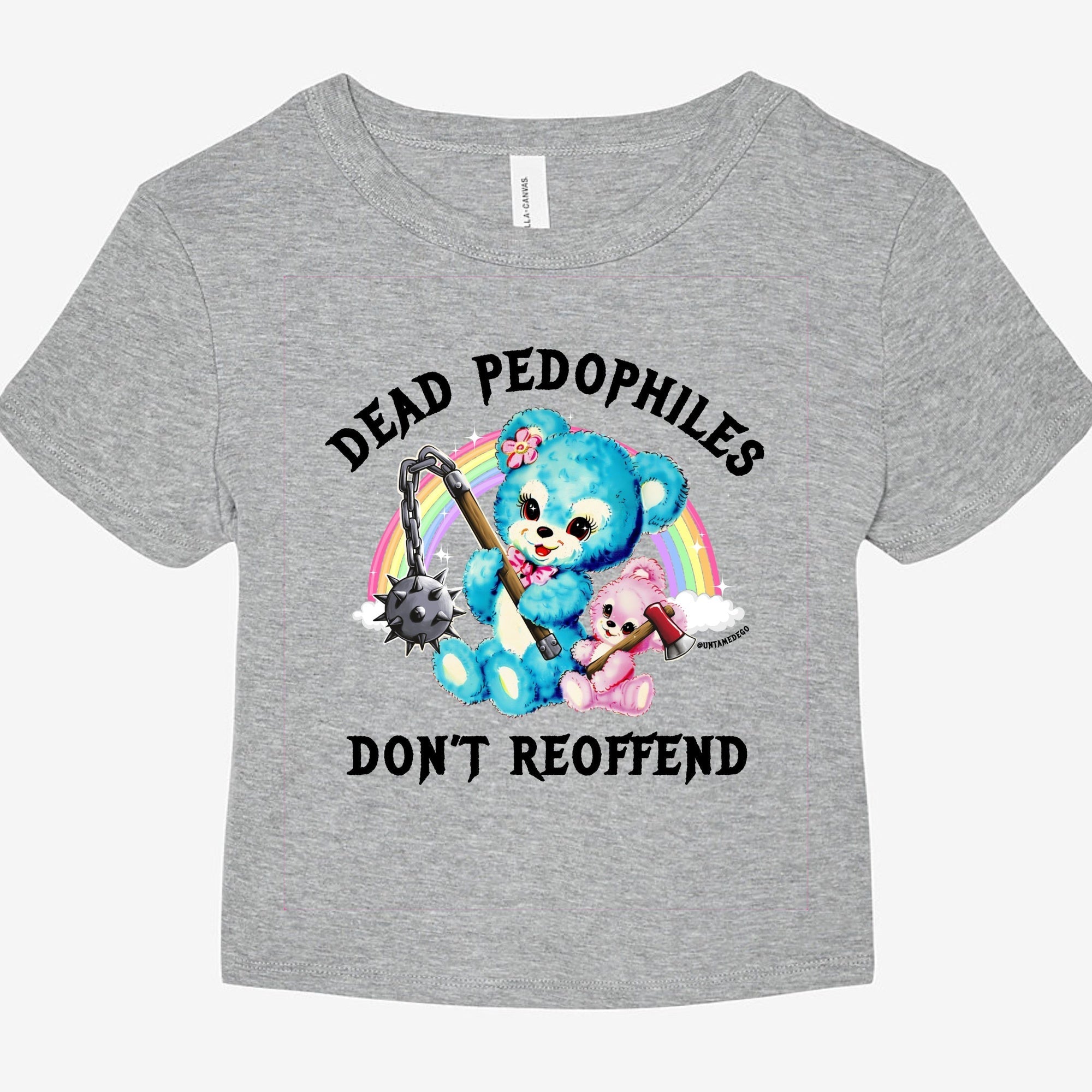 Dead Pedophiles Don't Reoffend Baby Graphic Baby Tee - UntamedEgo LLC.