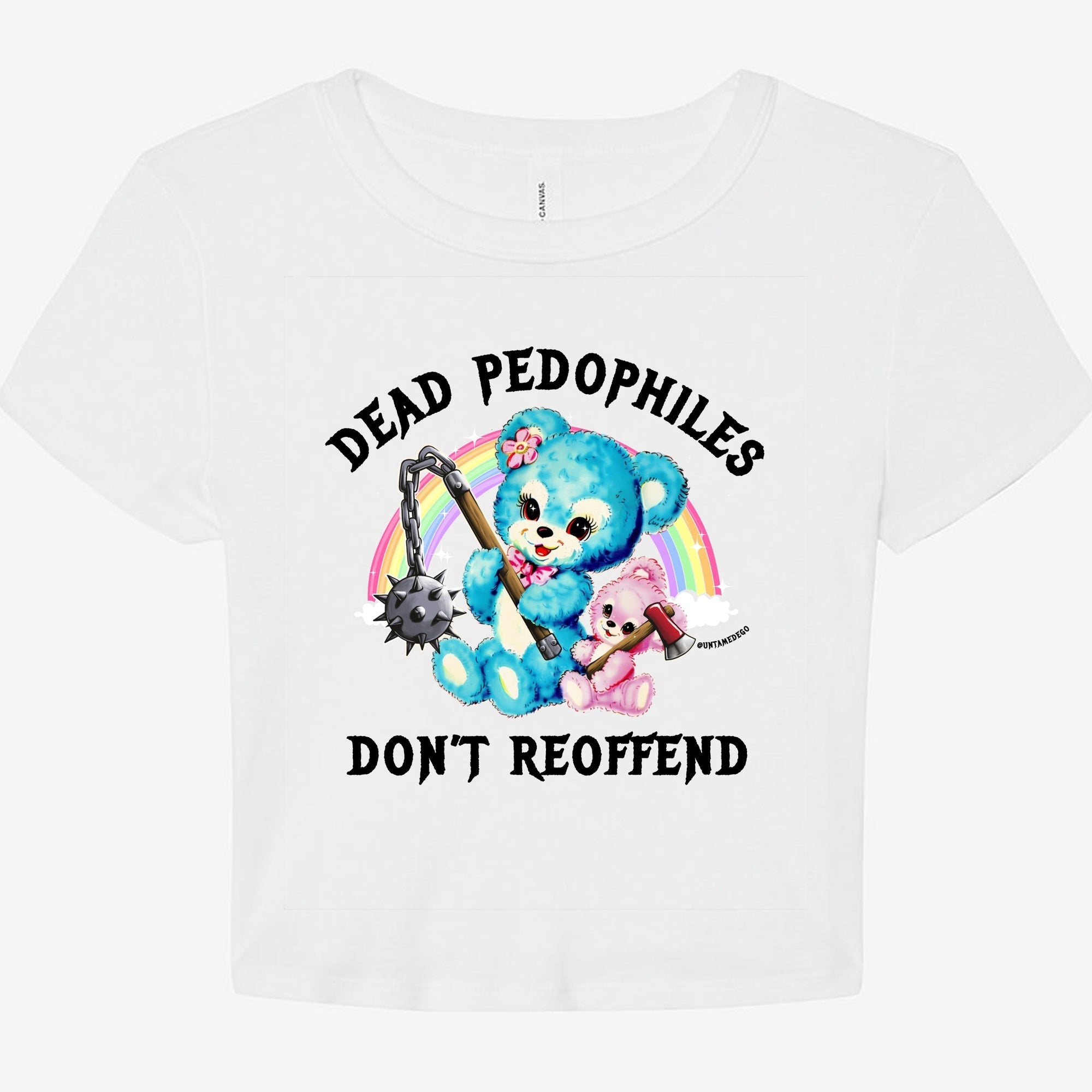 Dead Pedophiles Don't Reoffend Baby Graphic Baby Tee - UntamedEgo LLC.