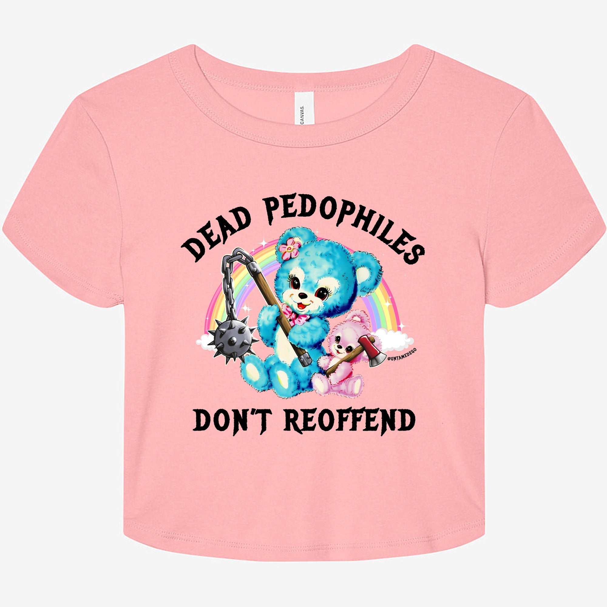 Dead Pedophiles Don't Reoffend Baby Graphic Baby Tee - UntamedEgo LLC.