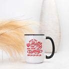 Deck The Halls And Not Your Family Christmas Mug - UntamedEgo LLC.