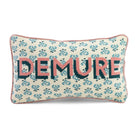 Demure Needlepoint Pillow - UntamedEgo LLC.
