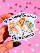 Dismantle Systems Of Oppresion Vinyl Sticker - UntamedEgo LLC.