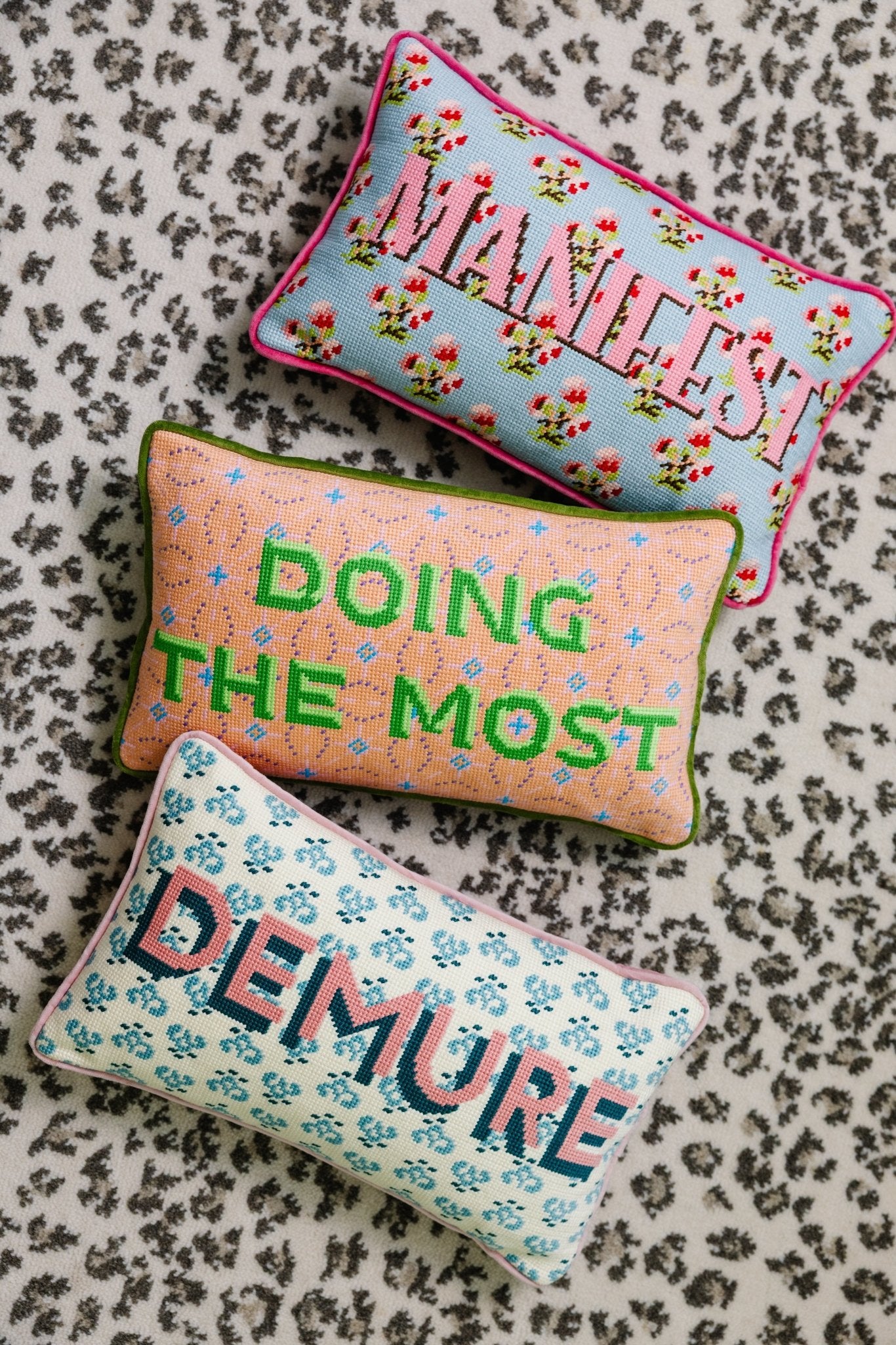 Doing the Most Needlepoint Pillow - UntamedEgo LLC.