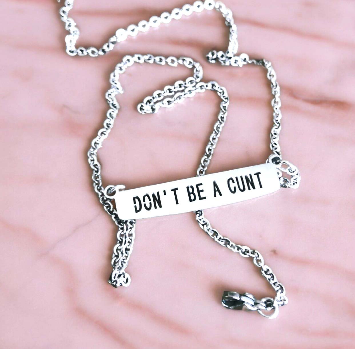 Don't Be A Cunt Necklace - UntamedEgo LLC.