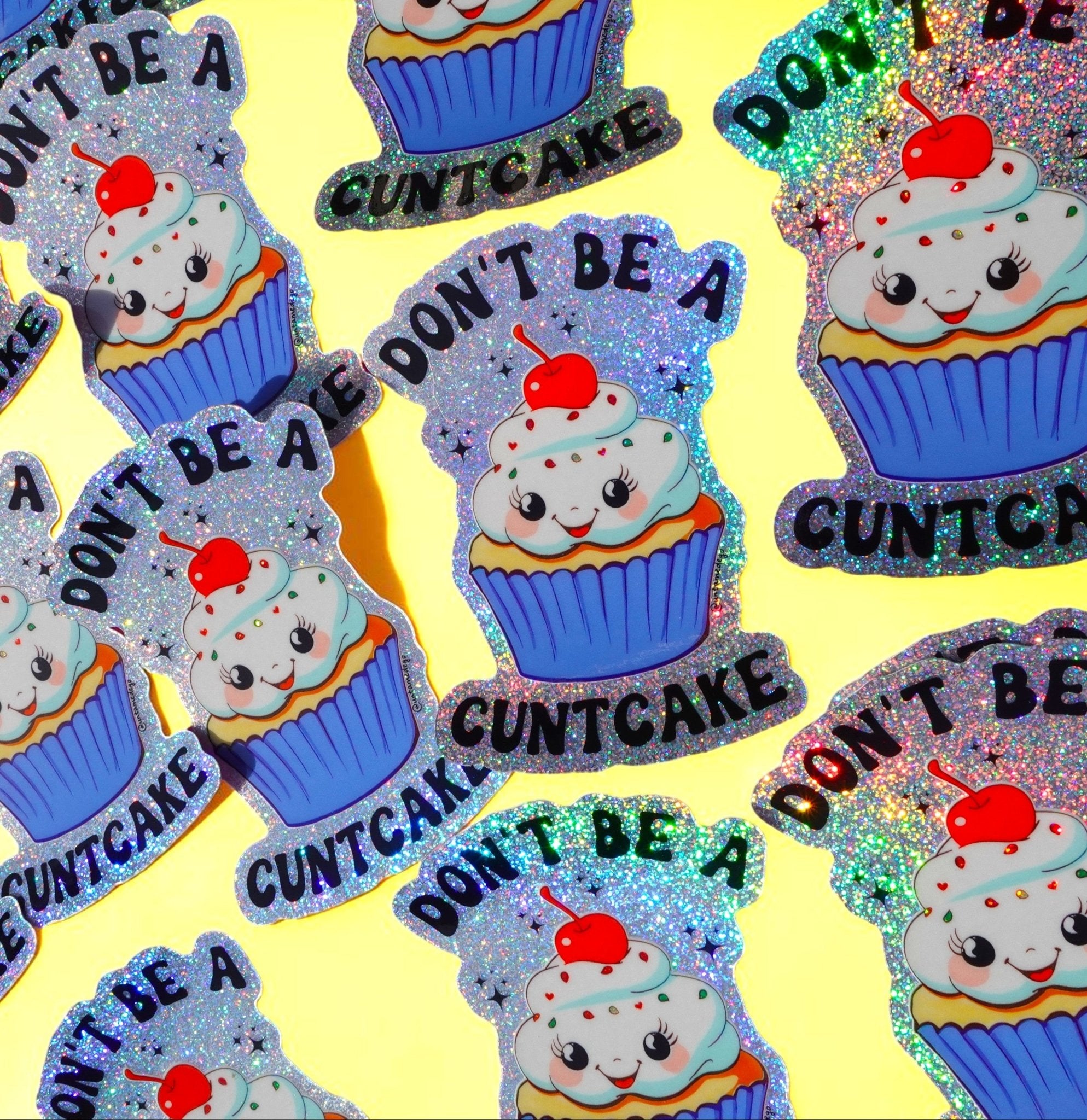 Don’t Be a Cuntcake Sticker - UntamedEgo LLC.