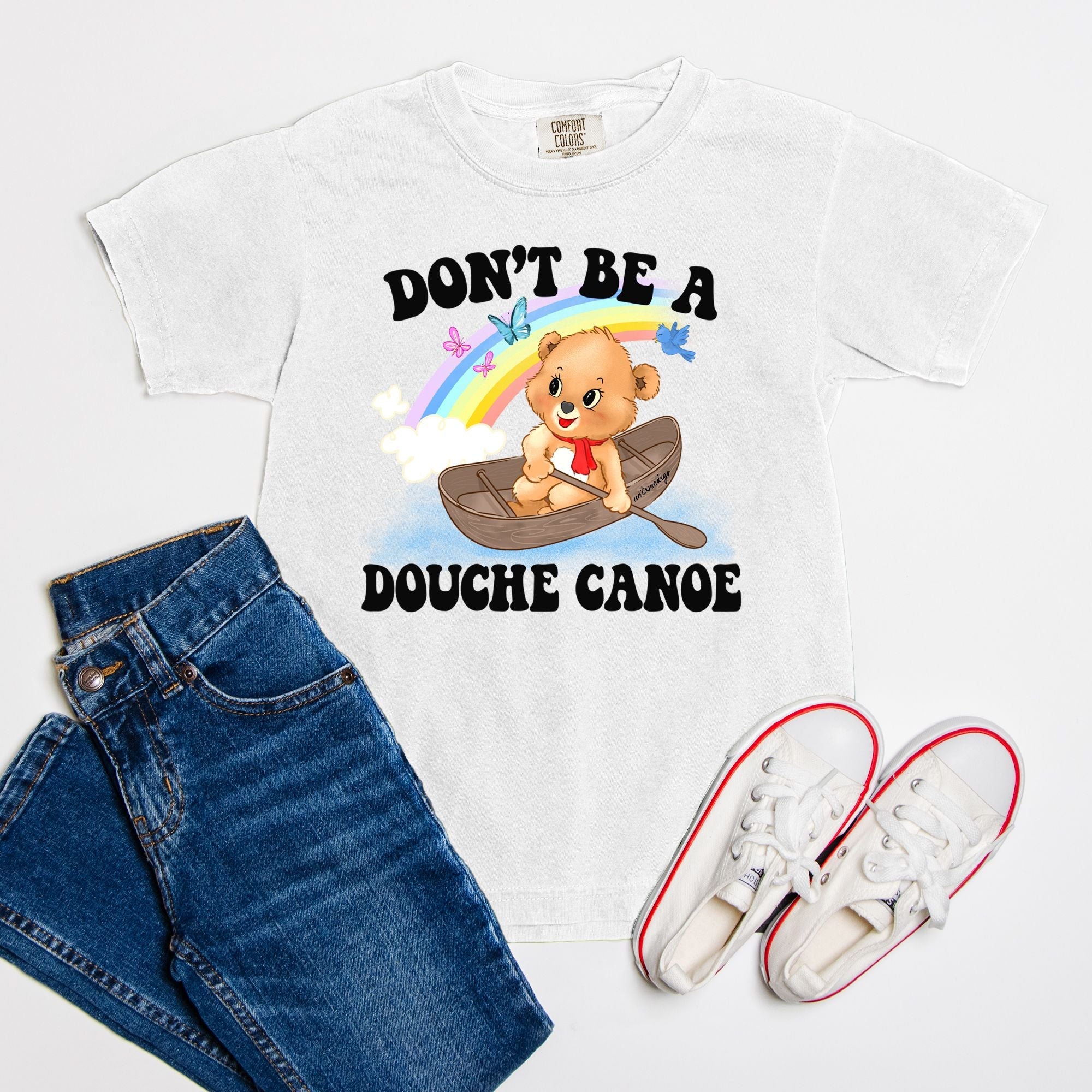 Don't Be A Douche Canoe Youth Tee - UntamedEgo LLC.