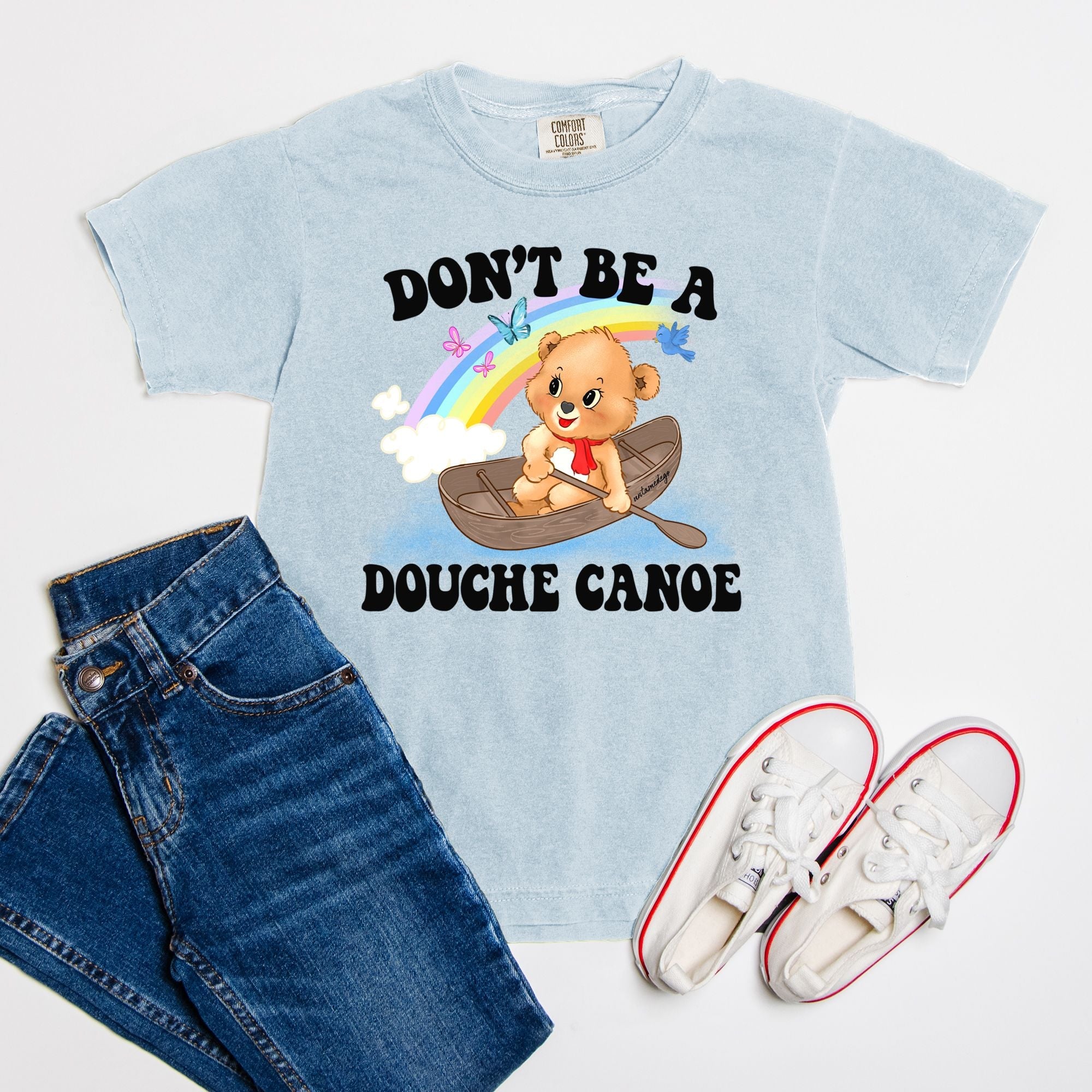 Don't Be A Douche Canoe Youth Tee - UntamedEgo LLC.