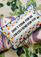 Don't Come For Me Needlepoint Pillow - UntamedEgo LLC.