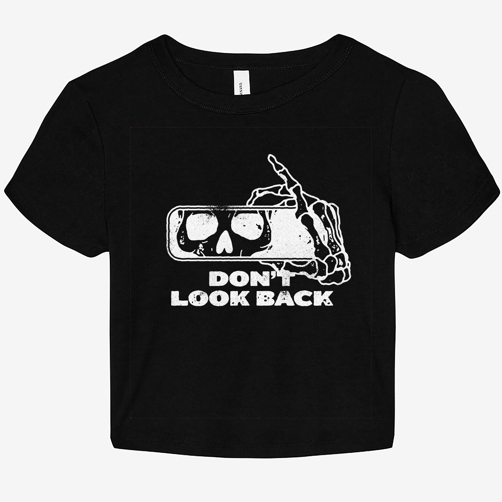 Don't Look Back Graphic Baby Tee - UntamedEgo LLC.
