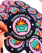 Dumpster Fire Response Team– Glitter Holographic Sticker - UntamedEgo LLC.